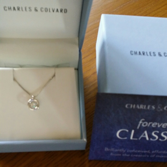 Charles & Colvard Round 4.0mm Moissanite Pendant - Picture 2 of 7